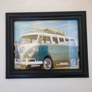 VW Retro Print Framed 8x10